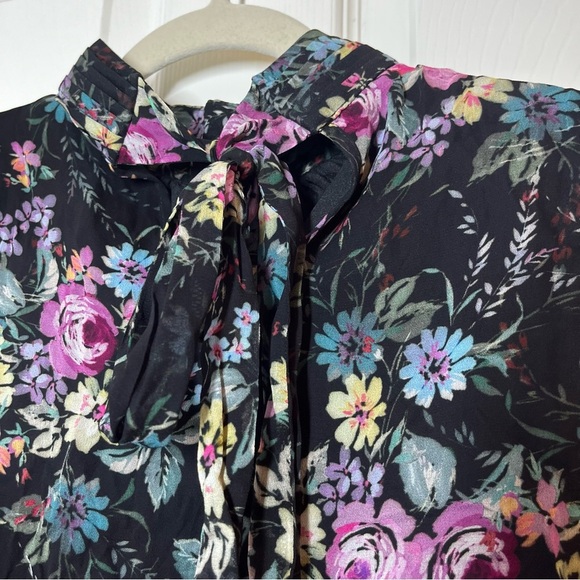 Yumi Kim Black Floral Kiss Me Mini Dress Size XS - Picture 3 of 12